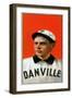 Danville, VA, Danville Virginia League, Frank King, Baseball Card-Lantern Press-Framed Art Print