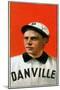 Danville, VA, Danville Virginia League, Frank King, Baseball Card-Lantern Press-Mounted Art Print