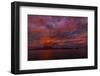 Danzante Island and Gulf of California at sunset, Baja California Sur, Mexico-Panoramic Images-Framed Photographic Print