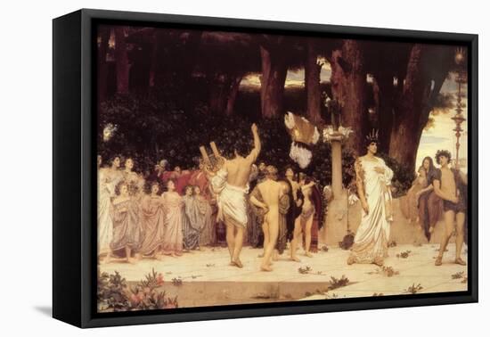 Daphnephoria-Frederick Leighton-Framed Stretched Canvas