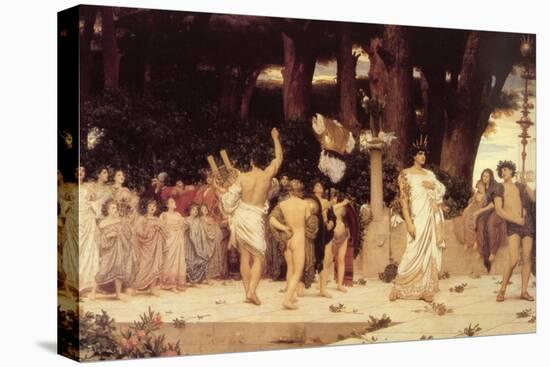 Daphnephoria-Frederick Leighton-Stretched Canvas