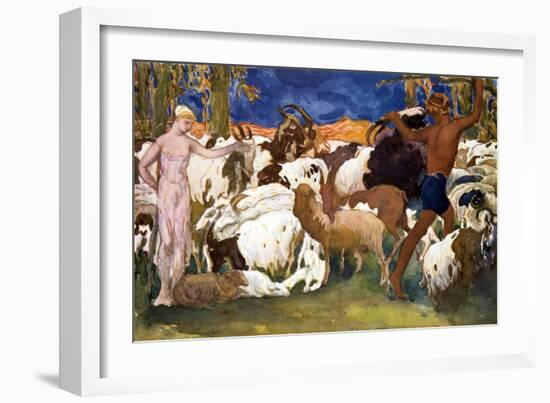 Daphnis and Chloe-Leon Bakst-Framed Giclee Print