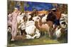 Daphnis and Chloe-Leon Bakst-Mounted Giclee Print