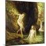 Daphnis and Chloe-Gustave Courtois-Mounted Giclee Print
