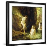 Daphnis and Chloe-Gustave Courtois-Framed Giclee Print