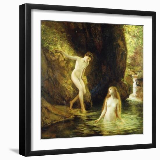 Daphnis and Chloe-Gustave Courtois-Framed Giclee Print