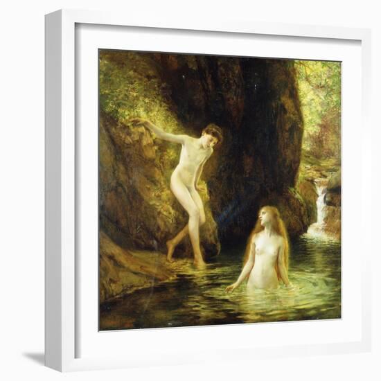 Daphnis and Chloe-Gustave Courtois-Framed Giclee Print