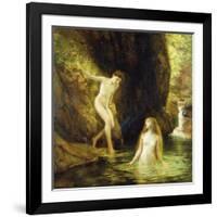 Daphnis and Chloe-Gustave Courtois-Framed Giclee Print