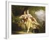 Daphnis et Chloé-Louis Hersent-Framed Giclee Print
