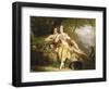 Daphnis et Chloé-Louis Hersent-Framed Giclee Print