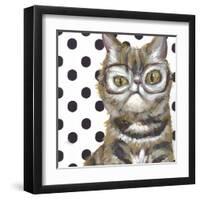 Dapper Animal IX-null-Framed Art Print