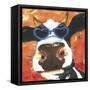 Dapper Animal V-null-Framed Stretched Canvas