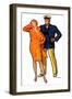 "Dapper Couple,"July 27, 1929-McClelland Barclay-Framed Giclee Print