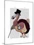 Dapper Dodo-Fab Funky-Mounted Art Print