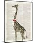 Dapper Giraffe-Christopher James-Mounted Art Print