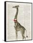 Dapper Giraffe-Christopher James-Framed Stretched Canvas