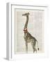Dapper Giraffe-Christopher James-Framed Art Print