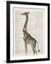 Dapper Giraffe-Christopher James-Framed Art Print