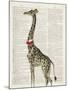 Dapper Giraffe-Christopher James-Mounted Art Print