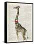 Dapper Giraffe-Christopher James-Framed Stretched Canvas