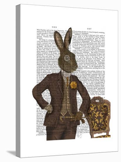 Dapper Hare-Fab Funky-Stretched Canvas