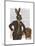 Dapper Hare-Fab Funky-Mounted Art Print