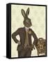 Dapper Hare-Fab Funky-Framed Stretched Canvas