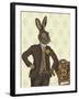 Dapper Hare-Fab Funky-Framed Art Print