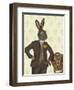 Dapper Hare-Fab Funky-Framed Art Print