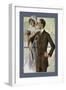 Dapper Man and Maudlin Girl-null-Framed Art Print