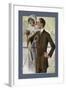 Dapper Man and Maudlin Girl-null-Framed Art Print