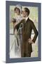 Dapper Man and Maudlin Girl-null-Mounted Art Print