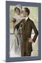 Dapper Man and Maudlin Girl-null-Mounted Art Print