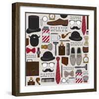 Dapper Man-Elizabeth Caldwell-Framed Giclee Print