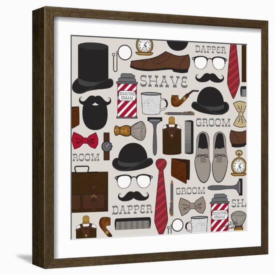 Dapper Man-Elizabeth Caldwell-Framed Giclee Print