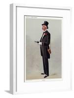 Dapper Racegoer 1908-Leslie Ward-Framed Art Print