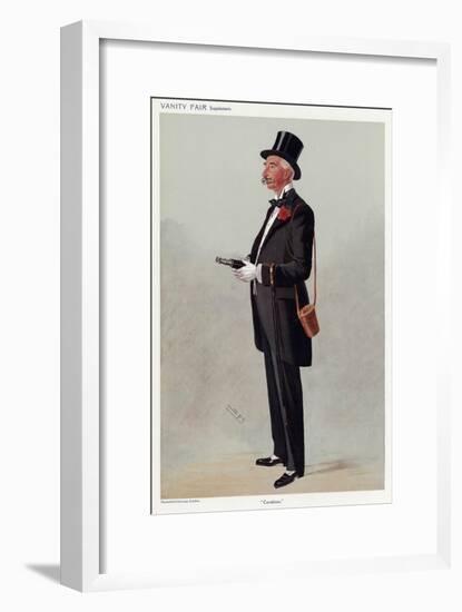 Dapper Racegoer 1908-Leslie Ward-Framed Art Print