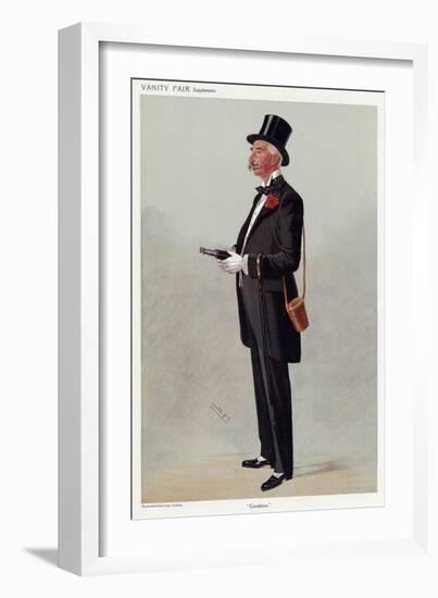Dapper Racegoer 1908-Leslie Ward-Framed Art Print