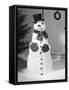 Dapper Snowman Outside a House-Bettmann-Framed Stretched Canvas