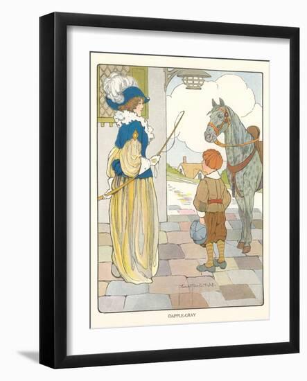 Dapple Gray-null-Framed Art Print