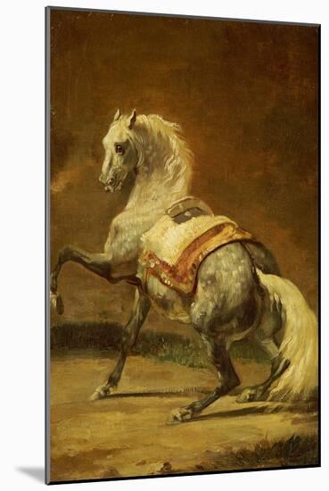 Dappled Grey Horse-Théodore Géricault-Mounted Giclee Print