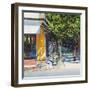 Dappled Street Pondicherry, 2017-Andrew Gifford-Framed Premium Giclee Print