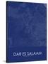 Dar es Salaam, Tanzania *, United Republic of Blue Map-null-Stretched Canvas