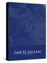 Dar es Salaam, Tanzania *, United Republic of Blue Map-null-Stretched Canvas