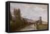 Dardagny, Morning, c.1853-Jean-Baptiste-Camille Corot-Framed Stretched Canvas