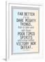 Dare Mighty Things Teddy Roosevelt-null-Framed Art Print