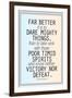 Dare Mighty Things Teddy Roosevelt-null-Framed Art Print