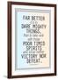 Dare Mighty Things Teddy Roosevelt-null-Framed Art Print