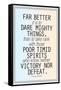 Dare Mighty Things Teddy Roosevelt-null-Framed Stretched Canvas