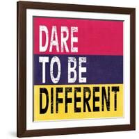 Dare to be Different II-N. Harbick-Framed Art Print